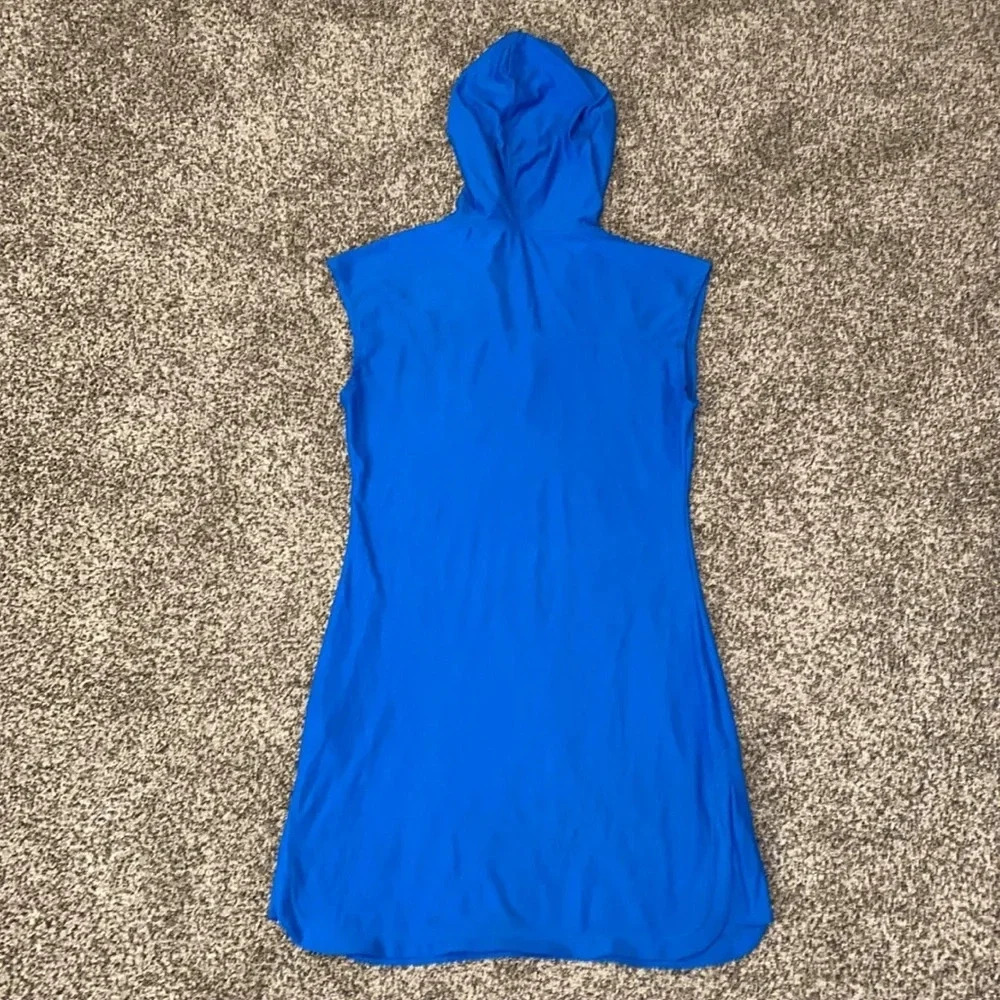 Athleta WICK-IT HOODIE COVERUP in Blue - Picture 4 of 4